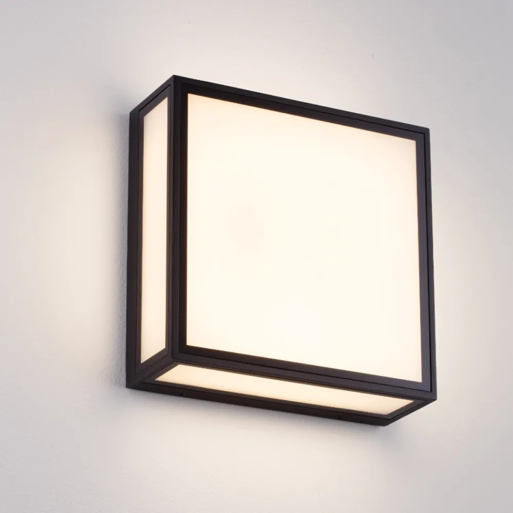 Applique Da Esterno-Selezionato da Mazzolaluce Applique per esterno da parete soffitto quadrata 16w 3000k