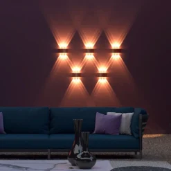 Applique Da Esterno-Maytoni Applique per esterno design moderna bianco ip54 6w 3000k strato