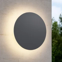 Applique Da Esterno-Gea Luce Applique per esterno ip65 antracite 30 cm led cct
