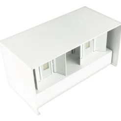Applique Da Esterno-Selezionato da Mazzolaluce Applique per esterno led 3000k 24w rettangolare bianco