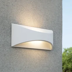 Applique Da Esterno-Selezionato da Mazzolaluce Applique per esterno led 12w 4000k bianca moderna