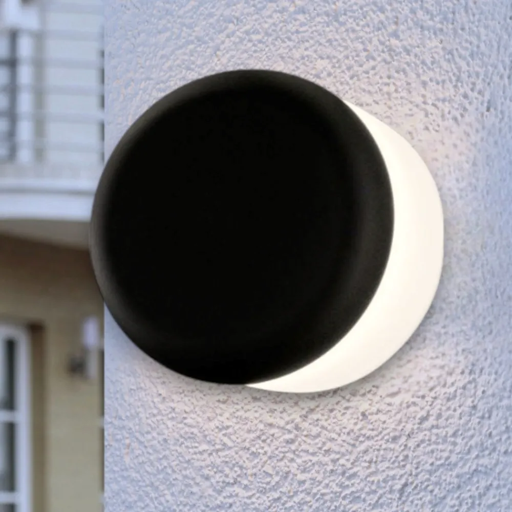 Applique Da Esterno-Linea Light Applique per esterno miniwhite nera ip65 led