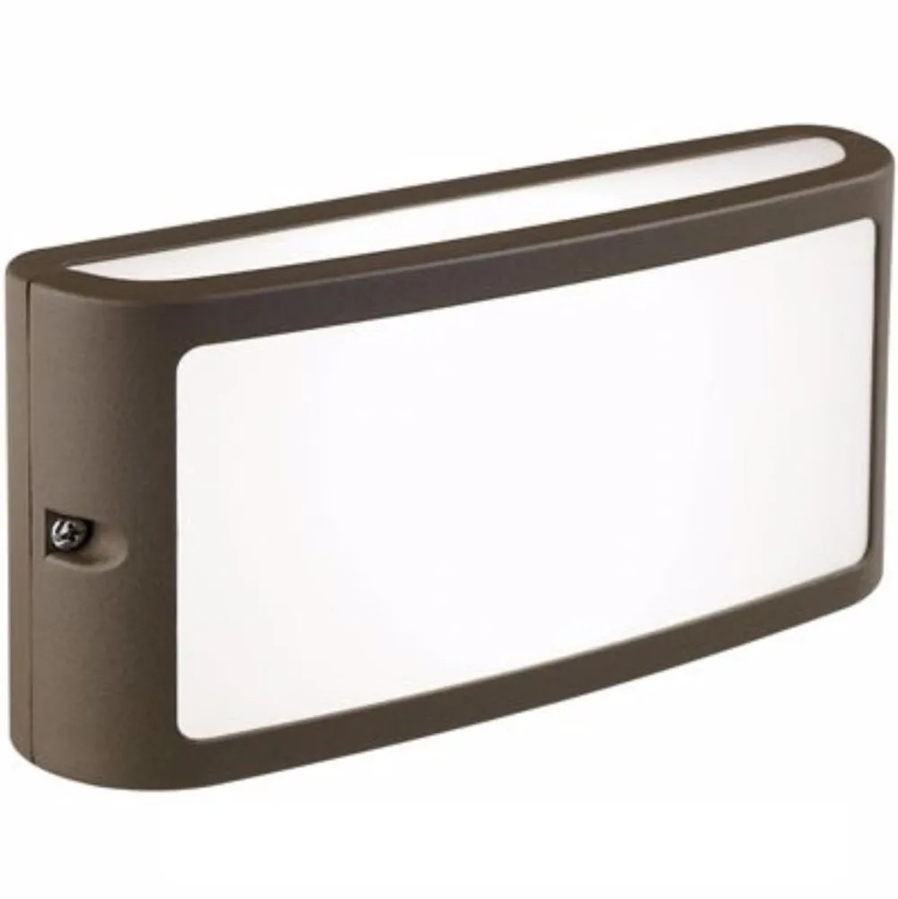 Applique Da Esterno-Selezionato da Mazzolaluce Applique per esterno marrone led 10w 3000k moderno ip54