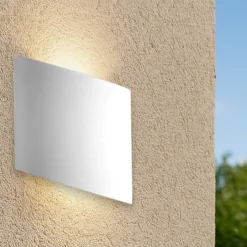 Applique Da Esterno-Selezionato da Mazzolaluce Applique per esterno moderna bianco led 10w 3000k fp