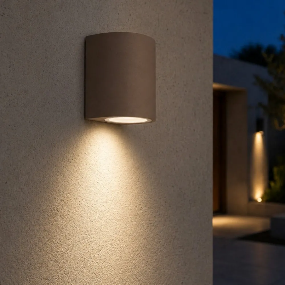 Applique Da Esterno-Gea Luce Applique per esterno moderno marrone corten