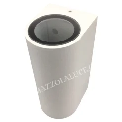 Applique Da Esterno-IsyLuce Applique per esterno moderno bianco tondo