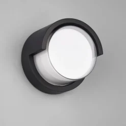 Applique Da Esterno-Selezionato da Mazzolaluce Applique per esterno nero 8w 3000k moderna