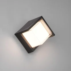 Applique Da Esterno-Selezionato da Mazzolaluce Applique per esterno nero 8w 3000k quadrato anti corrosione