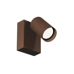 Applique Da Esterno-Gea Luce Applique per esterno orientabile ip65 marrone led cct