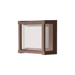 Applique Da Esterno-Selezionato da Mazzolaluce Applique per esterno quadrato corten led 2700k 3300k 4000k 15w