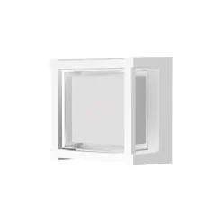 Applique Da Esterno-Selezionato da Mazzolaluce Applique per esterno quadrato bianco led 2700k 3300k 4000k