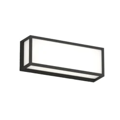 Applique Da Esterno-Top Light Applique per esterno osaka rettangolare nera ip54