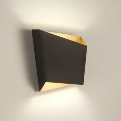 Applique Da Parete-Selezionato da Mazzolaluce Applique per parete nero interno oro design moderna