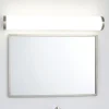 Applique Da Bagno-Selezionato da Mazzolaluce Applique per specchio bagno bianca dettagli nickel ip44