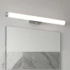 Applique Da Bagno-Selezionato da Mazzolaluce Applique per specchio bagno 80cm led 8w 3000k cromo