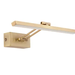 Applique Da Bagno-Selezionato da Mazzolaluce Applique per specchio bagno orientabile 12w 3000k oro