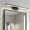 Applique Da Bagno-Fabas Luce Applique per specchio da bagno 50cm led 10w 3000k nero fabas nala