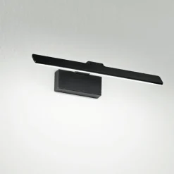 Applique Da Bagno-IsyLuce Applique per specchio da bagno nero led 12w 3000k ip20
