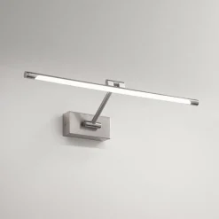 Applique Da Bagno-Gea Luce Applique per specchio da bagno cromo led 8w 3000k