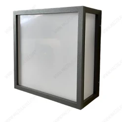 Applique Da Esterno-IsyLuce Applique quadrato antracite per esterno quad déco