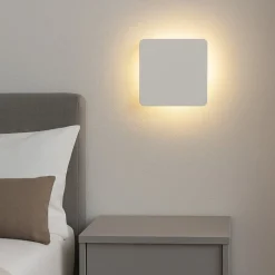 Applique Camera Da Letto-Selezionato da Mazzolaluce Applique quadrato bianco 6w 3000k moderna