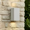 Applique Da Esterno-Selezionato da Mazzolaluce Applique quadrato di cemento bianco ip65 per esterno