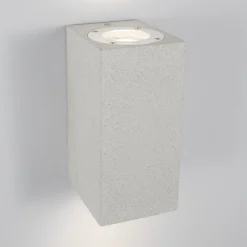 Applique Da Esterno-Selezionato da Mazzolaluce Applique quadrato di cemento bianco ip65 per esterno