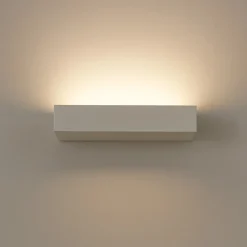 Applique Da Parete-Linea Light Applique regolo v2 bianco led 19w 3000k mono emissione