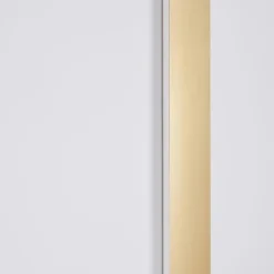 Applique Da Parete-Selezionato da Mazzolaluce Applique rettangolare 120cm dorata led 44w 3000k moderna