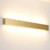 Applique Da Parete-Selezionato da Mazzolaluce Applique rettangolare 90cm oro led 36w 3000k moderna