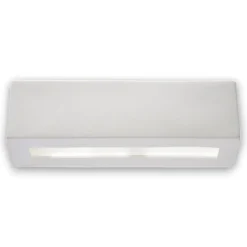 Applique Da Parete-Selezionato da Mazzolaluce Applique rettangolare di gesso bianco