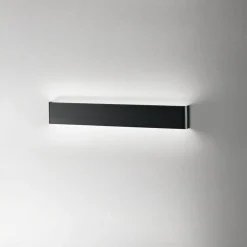 Applique Da Parete-Perenz Illuminazione Applique rettangolare nera led 12w 3000k moderna wey perenz