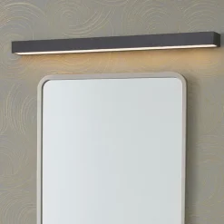 Applique Da Bagno-Selezionato da Mazzolaluce Applique rettangolare nera per bagno led 8w 3000k