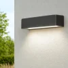 Applique Da Esterno-Selezionato da Mazzolaluce Applique rettangolare per esterno grafite moderna led 9w 4000k