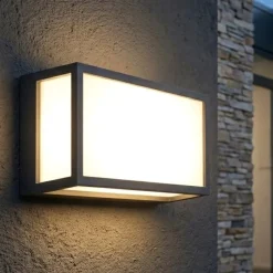 Applique Da Esterno-Top Light Applique rettangolare per esterni osaka antracite ip54