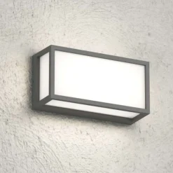 Applique Da Esterno-Top Light Applique rettangolare per esterni osaka antracite ip54