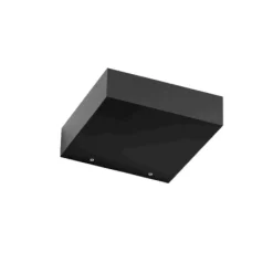 Applique Da Parete-Linea Light Applique revolo v2 nero led 14w 3000k mono emissione