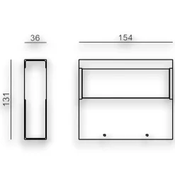 Applique Da Parete-Linea Light Applique revolo v2 nero led 14w 3000k mono emissione