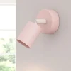 Applique Da Parete-Selezionato da Mazzolaluce Applique rosa da parete soffitto orientabile per interni