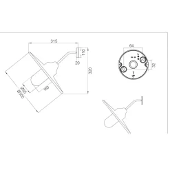 Applique Da Esterno-Selezionato da Mazzolaluce Applique rustico grigio antracite per esterno