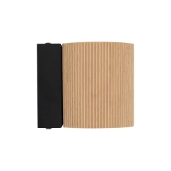 Applique Da Parete-Selezionato da Mazzolaluce Applique scandinavo da parete in legno con interruttore luce verso il basso