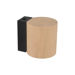 Applique Da Parete-Selezionato da Mazzolaluce Applique scandinavo da parete in legno con interruttore luce verso il basso