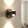 Applique Da Parete-Selezionato da Mazzolaluce Applique sfera nero led 5w biemissione da 2700k a 65000k con telecomando