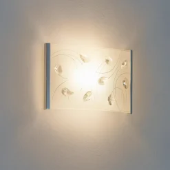 Applique Da Parete-Selezionato da Mazzolaluce Appliques in vetro applicazioni mandorle di cristallo