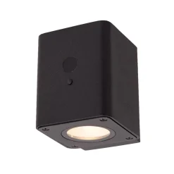 Applique Da Esterno-Selezionato da Mazzolaluce Applique solare da esterno nero con sensore movimento crepuscolare