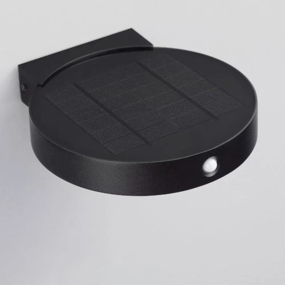 Applique Da Esterno-Selezionato da Mazzolaluce Applique solare per esterno nero con sensore movimento crepuscolare