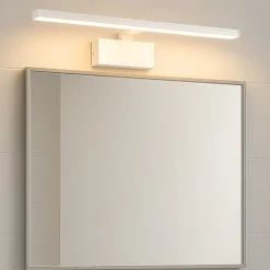 Applique Da Bagno-Ideal Lux Applique specchio bagno alma ap d51 bianca