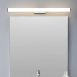 Applique Da Bagno-Selezionato da Mazzolaluce Applique specchio bagno 80cm cromo led 8w 4000k
