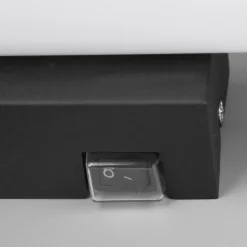 Applique Da Bagno-Selezionato da Mazzolaluce Applique specchio bagno nera 80cm led 8w 3000k