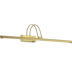 Applique Da Bagno-Ideal Lux Applique specchio bagno oro satinato bow ap d76
